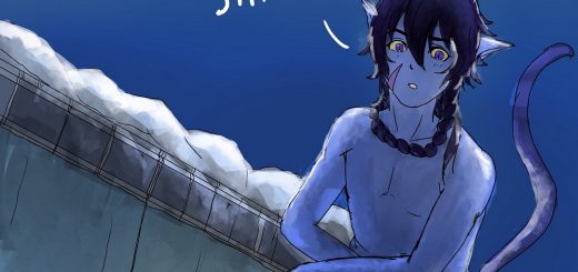 galra kitty keith-on the roof with snow